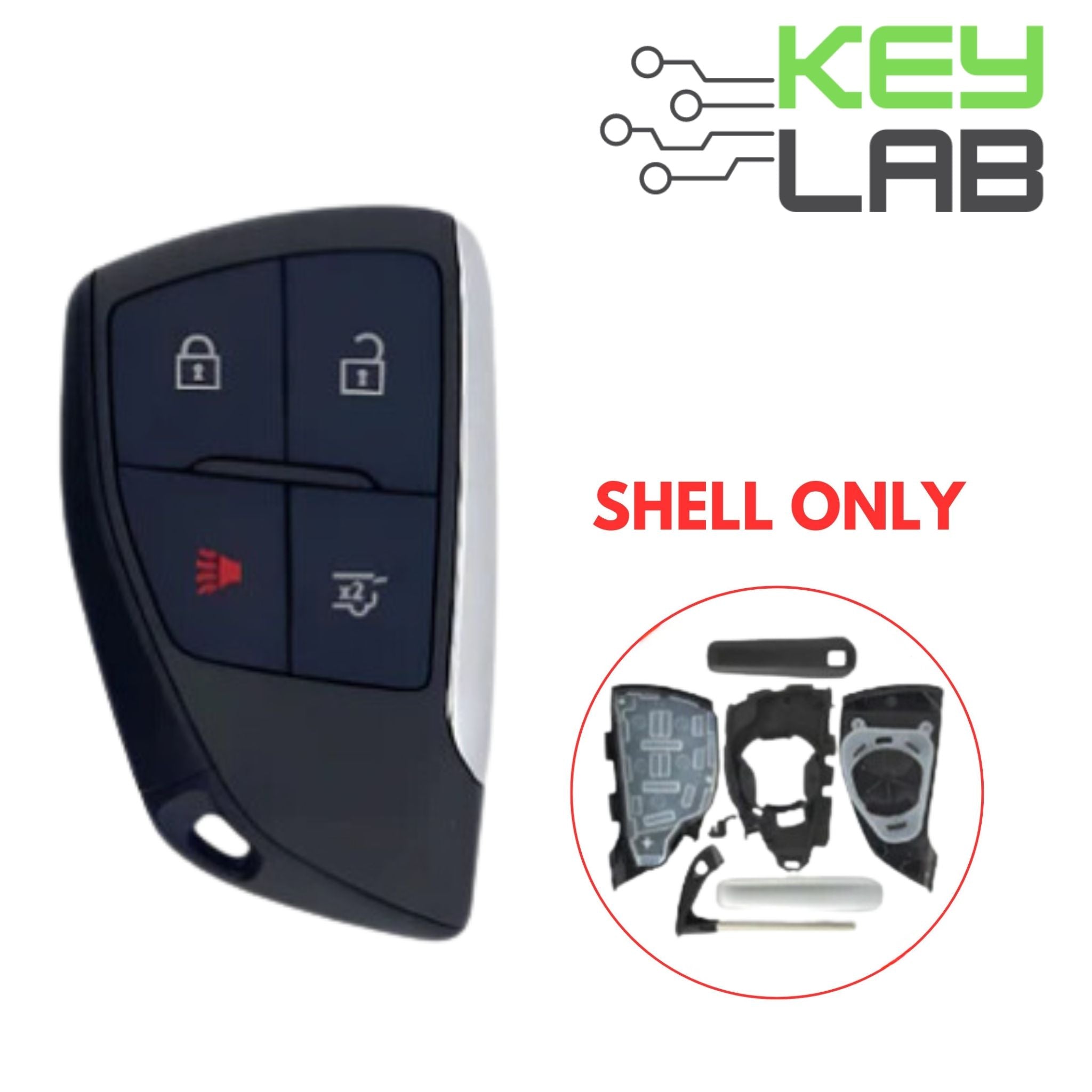 Chevrolet 2021 - 2022 Smart Key SHELL for YG0G21TB2 4B - Royal Key Supply