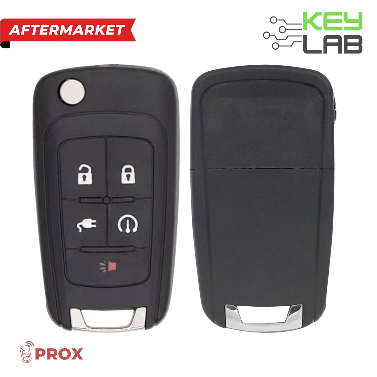 Chevrolet Aftermarket 2011 - 2015 Volt Remote PEPS Flip Key 5B Plug - In/Remote Start FCCID: OHT05918179 PN 22923862 - Royal Key Supply