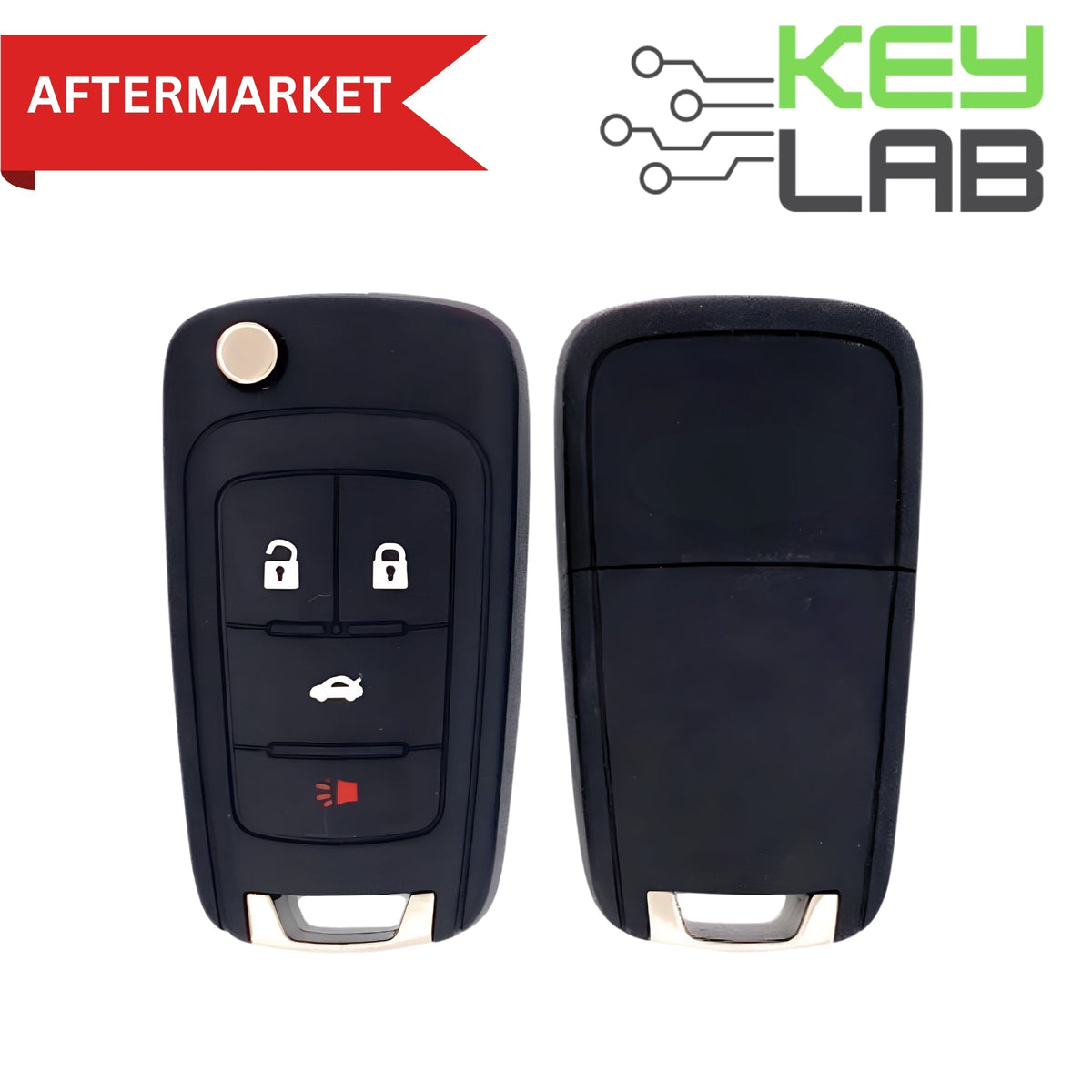 Chevrolet Aftermarket 2011 - 2018 Cruze, Impala Remote Flip Key (PEPS) 4B Trunk FCCID: OHT05918179 PN# 13500318 - Royal Key Supply