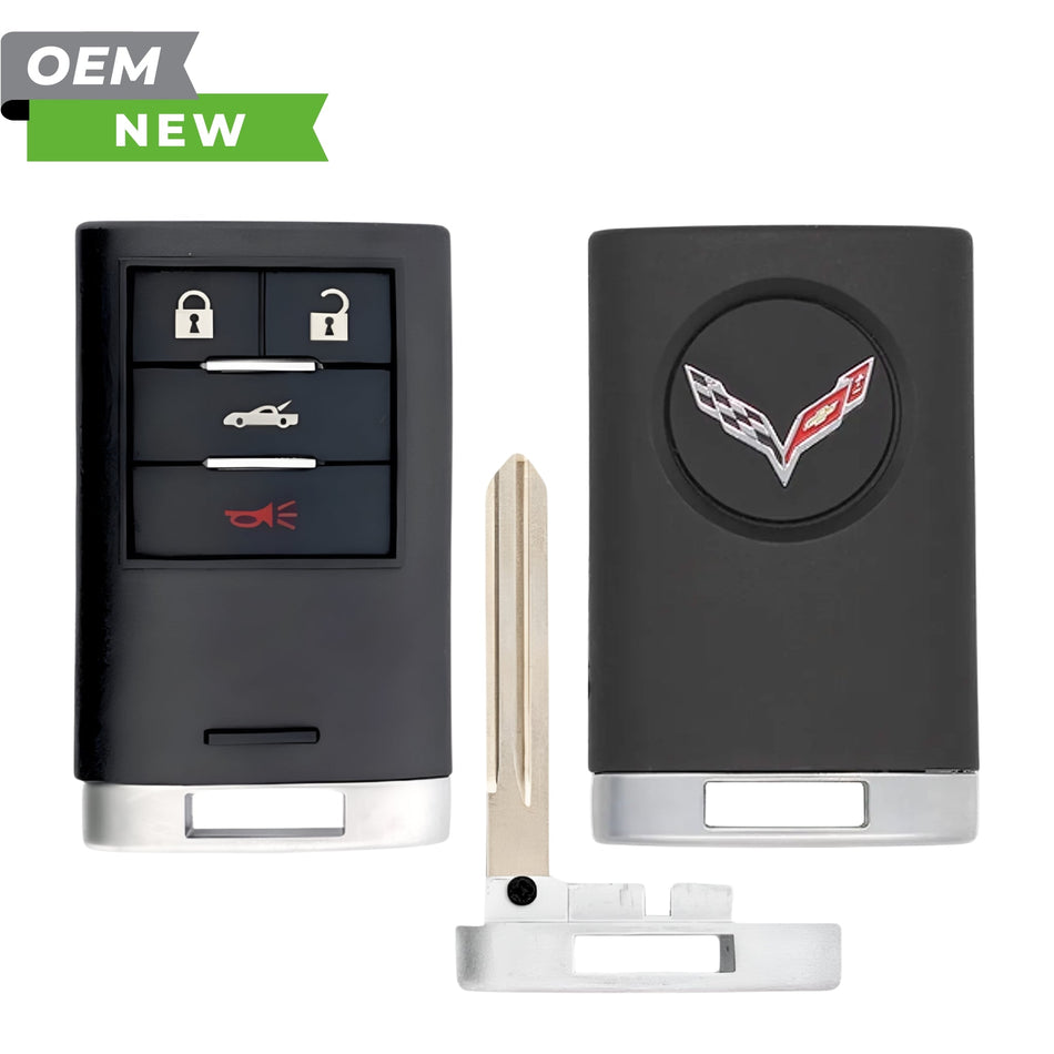 Chevrolet New OEM 2008 - 2013 Corvette Smart Key (Memory 2) 4B Trunk FCCID: M3N5WY7777A PN 25926479 - Royal Key Supply