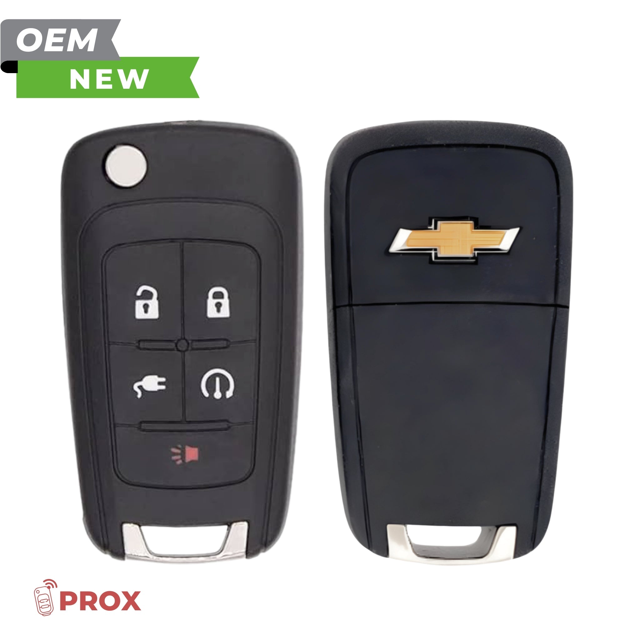 Chevrolet New OEM 2011 - 2015 Volt Remote PEPS Flip Key 5B Plug - In/Remote Start FCCID: OHT05918179 PN 22923862 - Royal Key Supply