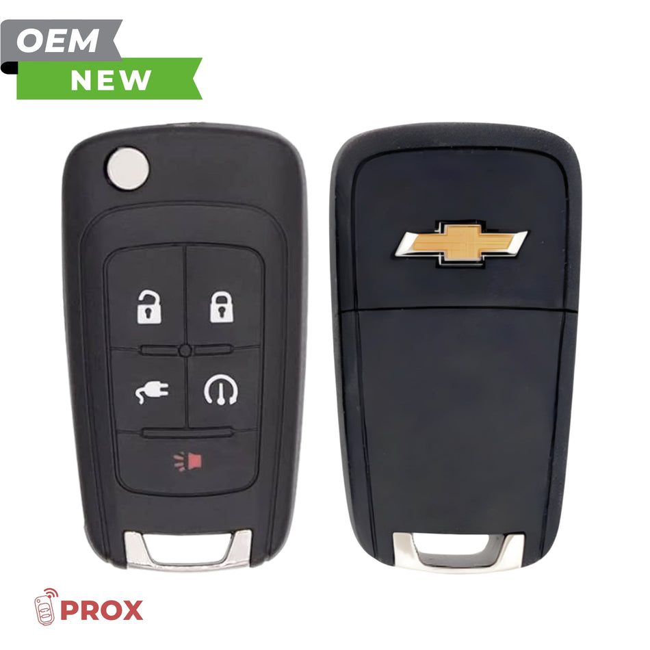 Chevrolet New OEM 2011 - 2015 Volt Remote PEPS Flip Key 5B Plug - In/Remote Start FCCID: OHT05918179 PN 22923862 - Royal Key Supply