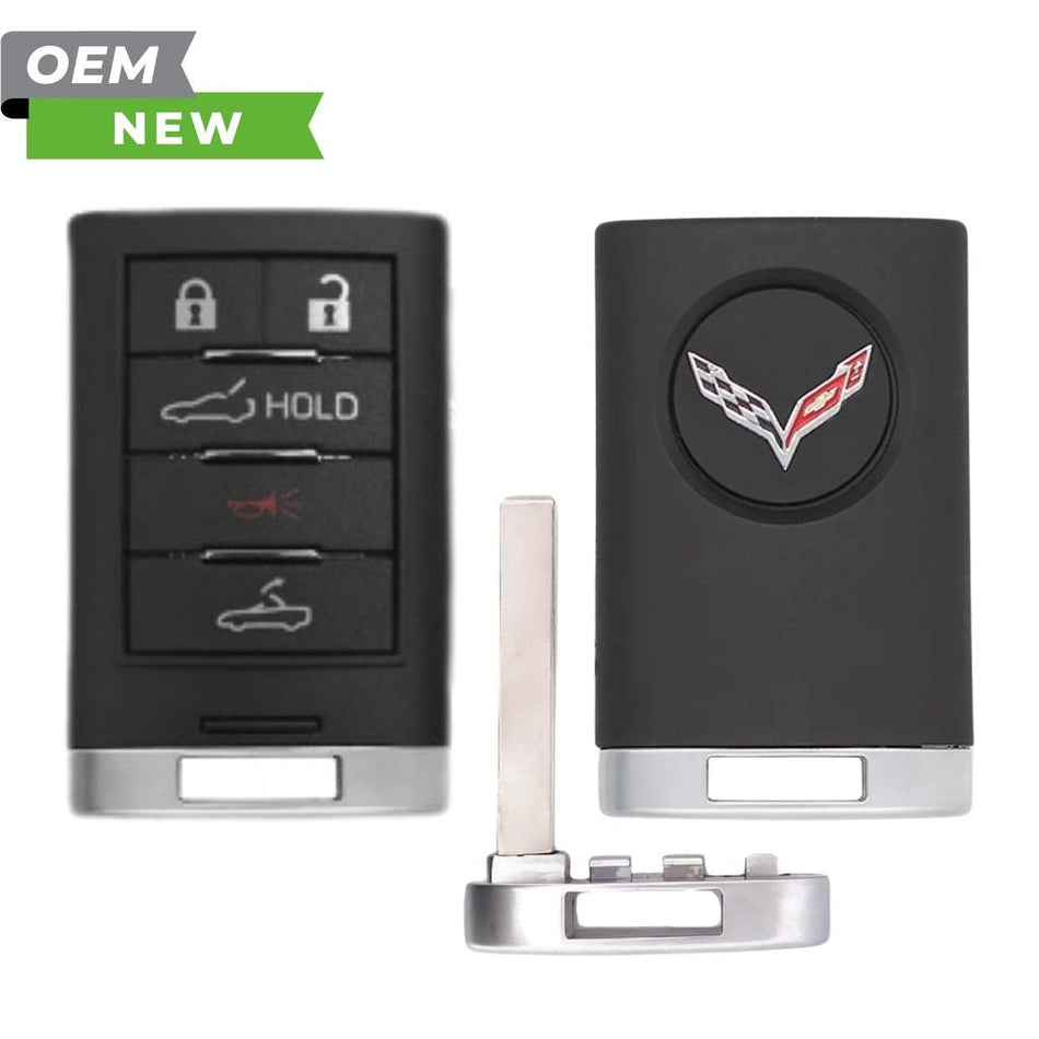 Chevrolet New OEM 2014 - 2019 Corvette Smart Key 5B Trunk/Convertible Roof FCCID: G09C04EEC5C PN 22816270 - Royal Key Supply
