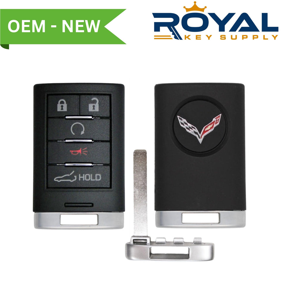 Chevrolet New OEM 2014 - 2019 Corvette Smart Key 5B Trunk/Remote Start FCCID: G09C04EEC5C PN# 22779880 - Royal Key Supply