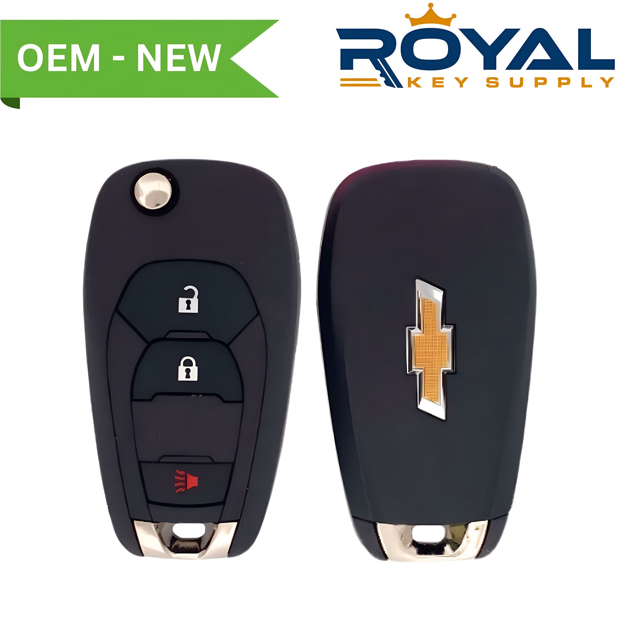 Chevrolet New OEM 2016 - 2025 Cruze, Trax, Trailblazer (XL - 8 Only) Flip Key 3B FCCID: LXP - T004 PN# 13514134 - Royal Key Supply