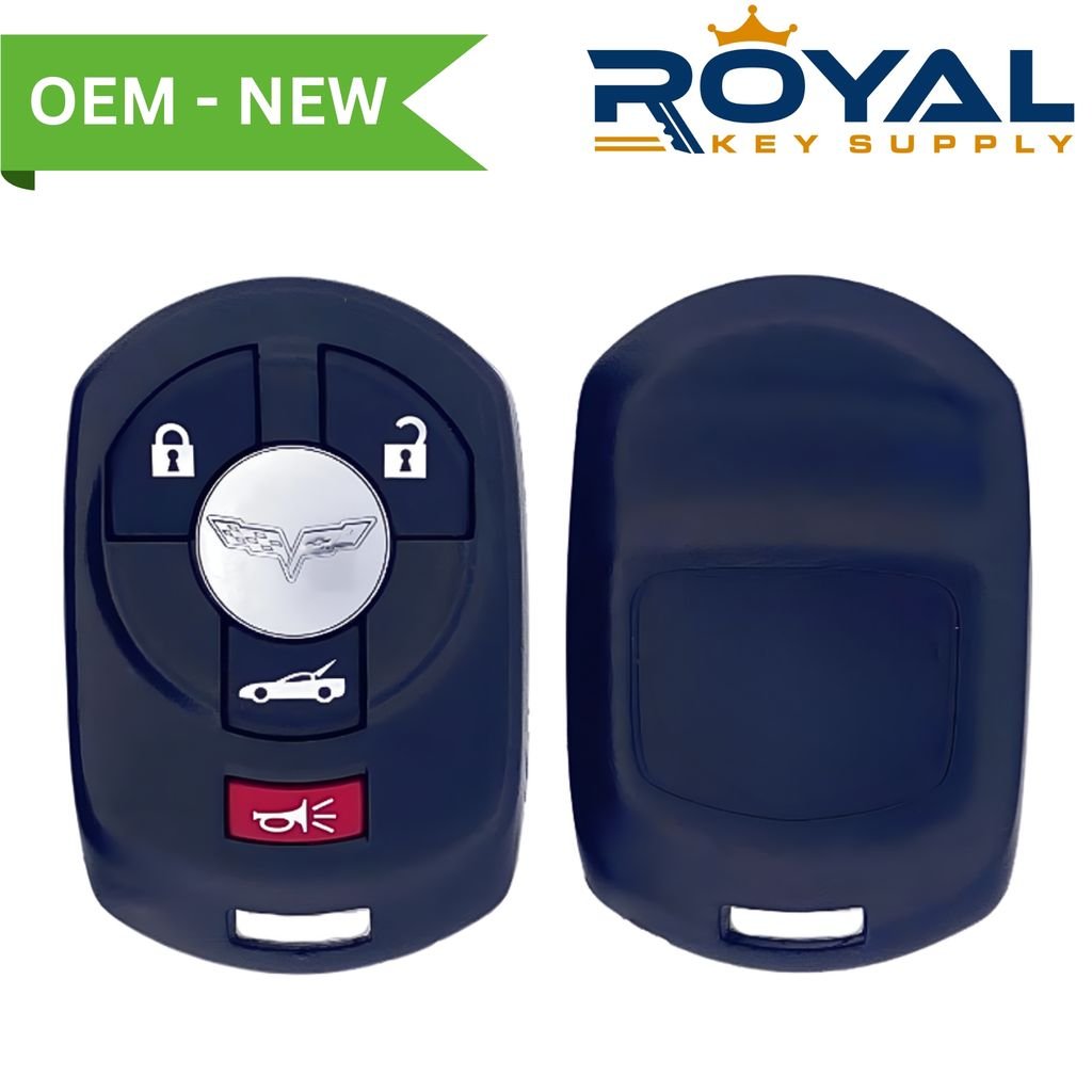 Chevrolet New OEM (Memory 1) 2005 - 2007 Corvette Keyless Entry Remote 4B Trunk FCCID: M3N65981403 PN# 10372541 - Royal Key Supply