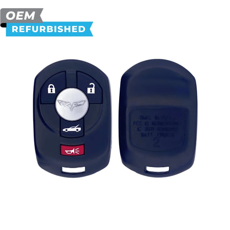 Chevrolet Refurbished 2005-2007 Corvette Keyless Entry Remote 4B Trunk FCCID: M3N65981403 PN 10372542 - Royal Key Supply