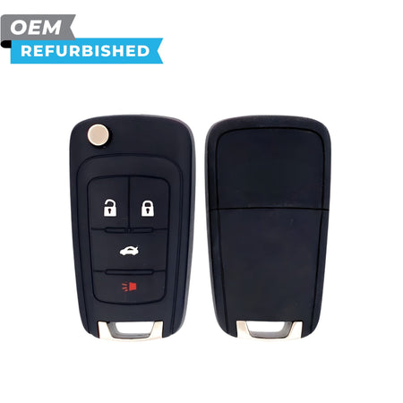 Chevrolet Refurbished 2011-2015 Cruze Remote Flip Key 4B Trunk FCCID: P40 9MK74946931 PN 13584828 - Royal Key Supply