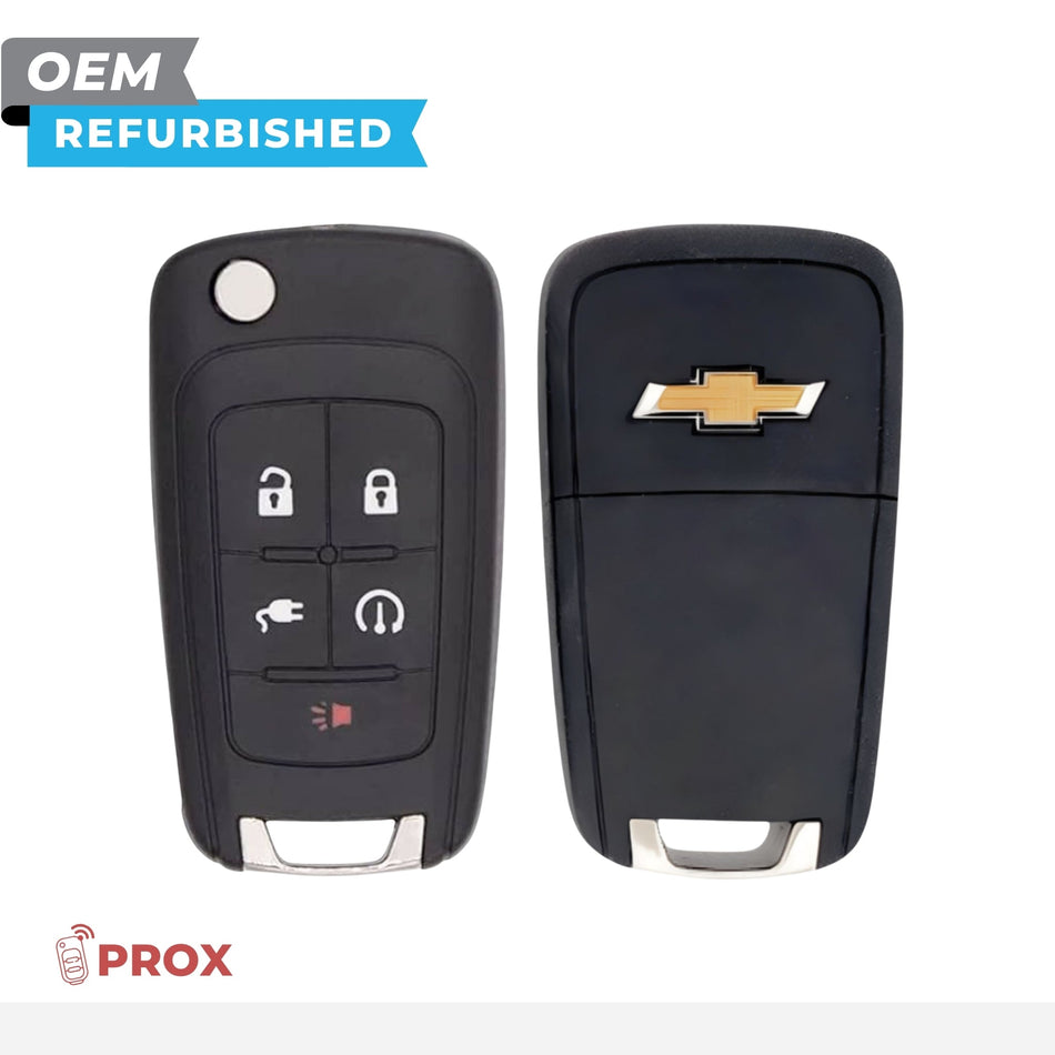 Chevrolet Refurbished 2011-2015 Volt Remote PEPS Flip Key 5B Plug-In/Remote Start FCCID: OHT05918179 PN 22923862 - Royal Key Supply
