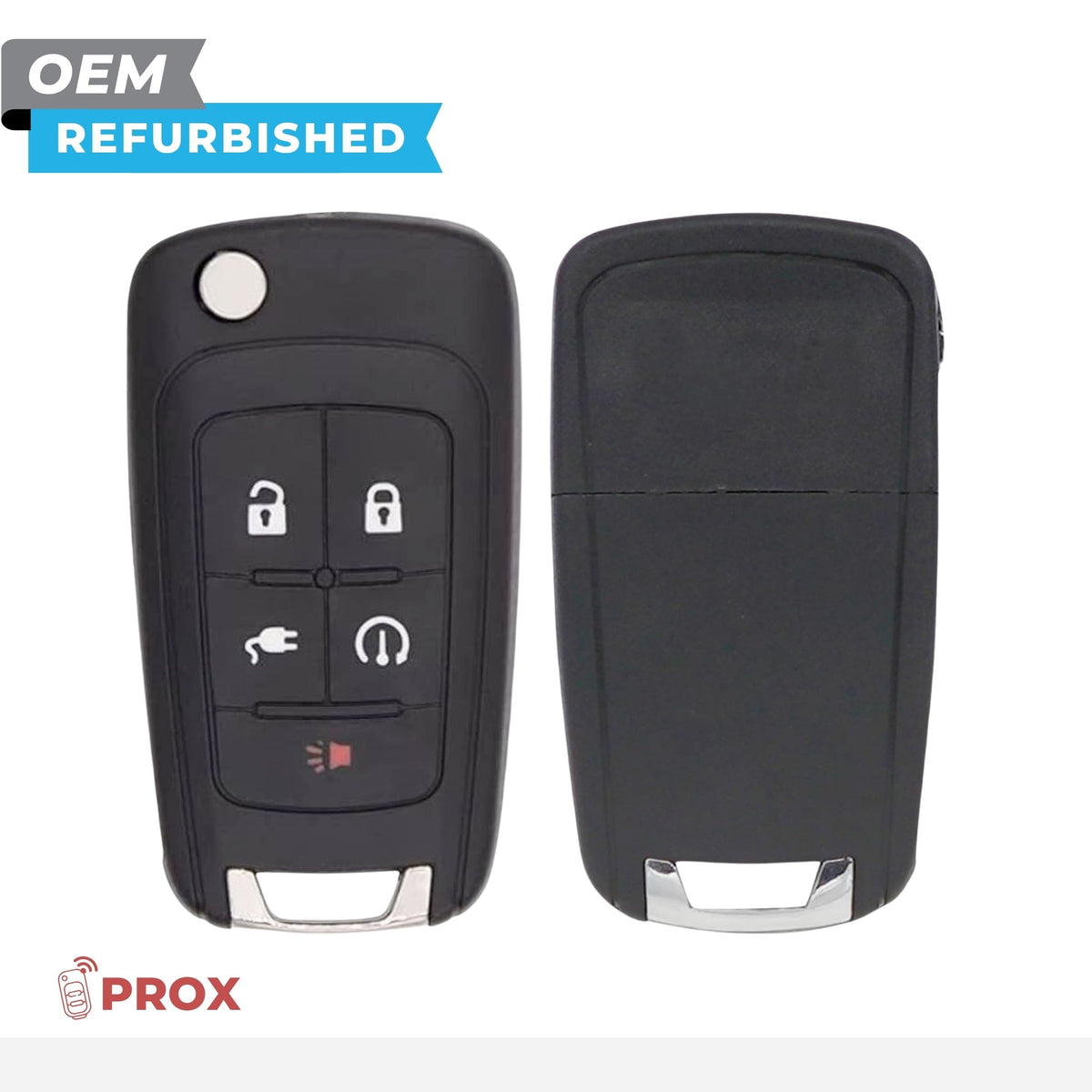 Chevrolet Refurbished 2011-2015 Volt Remote PEPS Flip Key 5B Plug-In/Remote Start FCCID: OHT05918179 PN 22923862 - Royal Key Supply