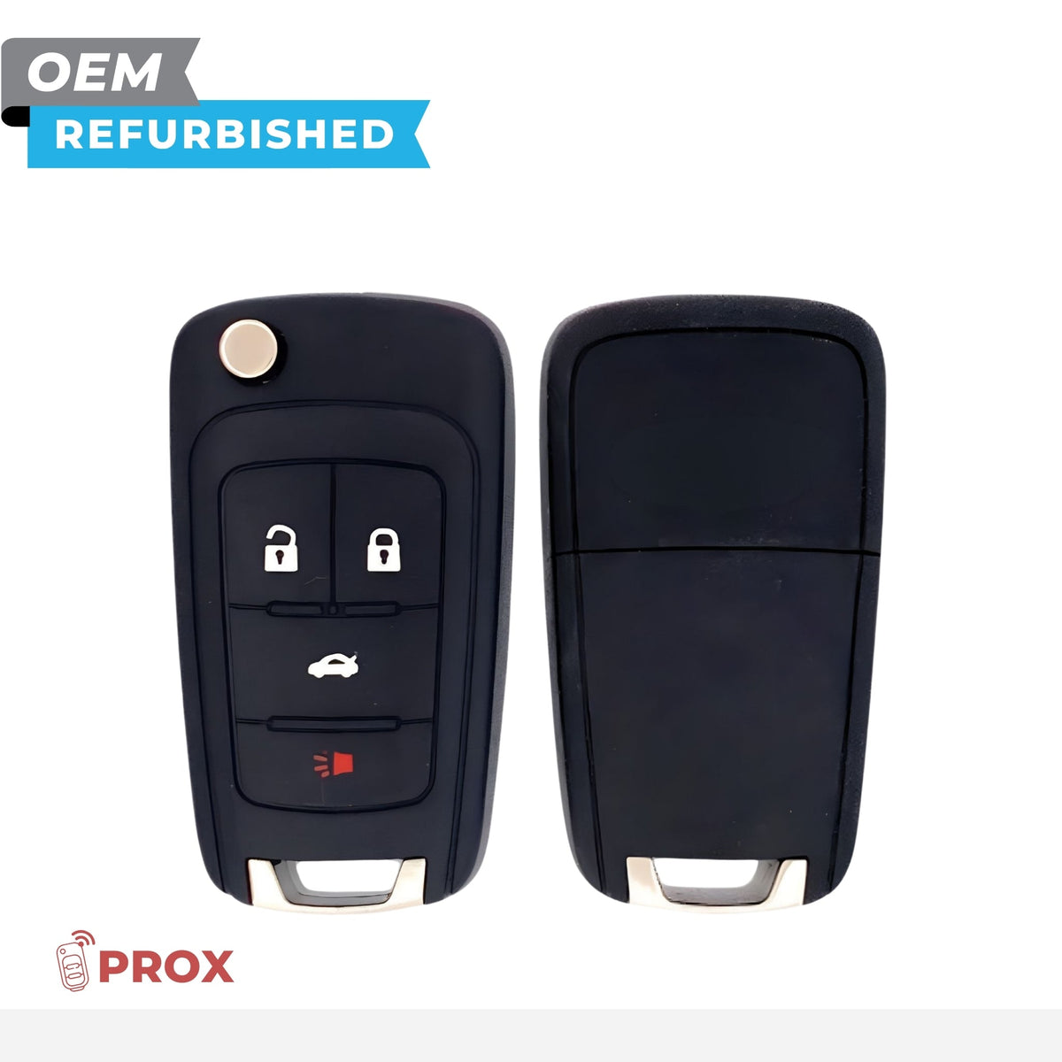 Chevrolet Refurbished 2011-2018 Cruze, Impala Remote Flip Key (PEPS) 4B Trunk FCCID: OHT05918179 PN 13500318 - Royal Key Supply