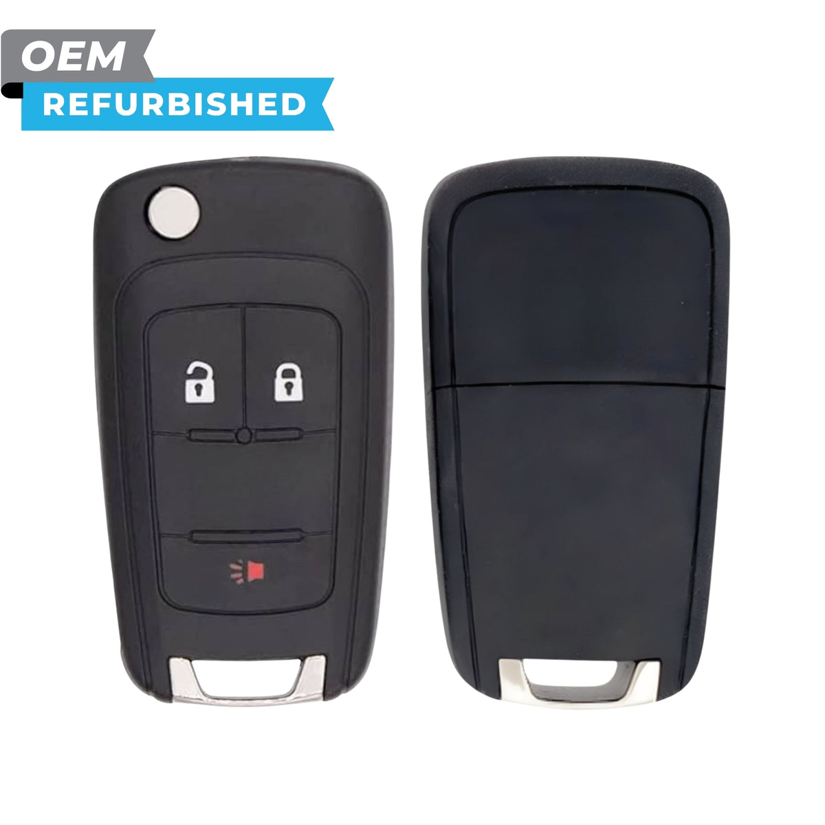 Chevrolet Refurbished 2012-2018 Sonic, Impala, Spark Remote Flip Key 3B FCCID: KR55WK50073 PN 13579221 - Royal Key Supply