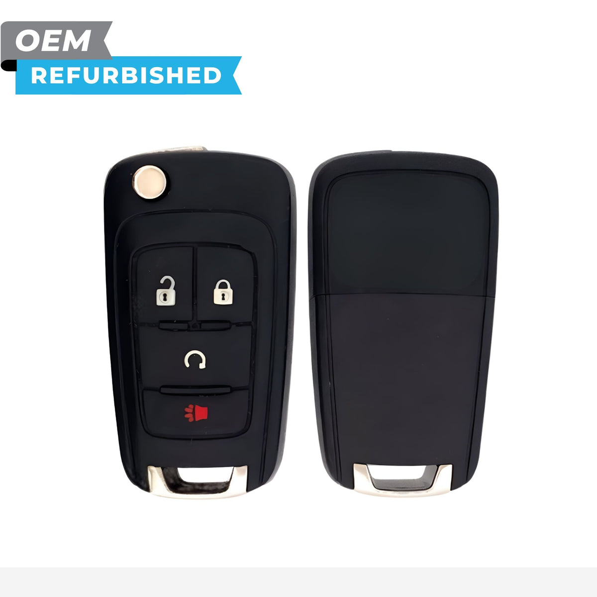 Chevrolet Refurbished 2013-2020 Sonic Flip Key 4B Remote Start FCCID: KR55WK50073 PN 13575177 - Royal Key Supply