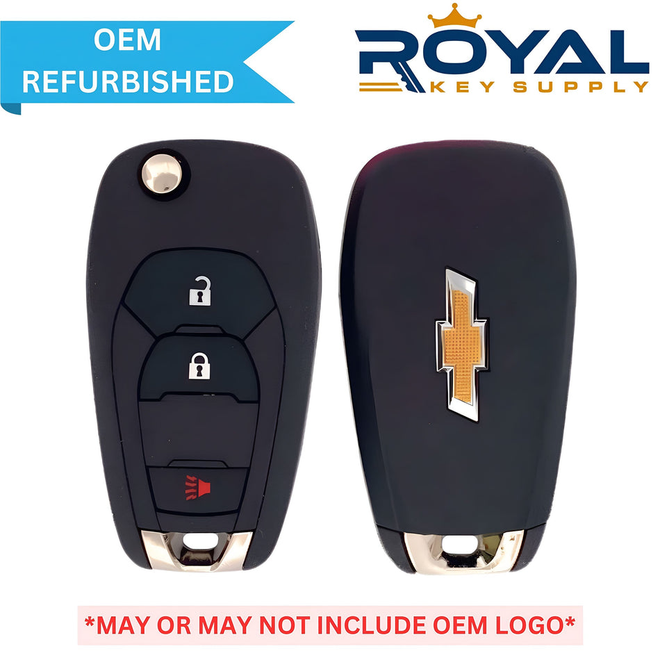 Chevrolet Refurbished 2019 - 2022 Trax, Spark, Sonic Remote Flip Key 3B FCCID: LXP - T003 PN# 13522783 - Royal Key Supply