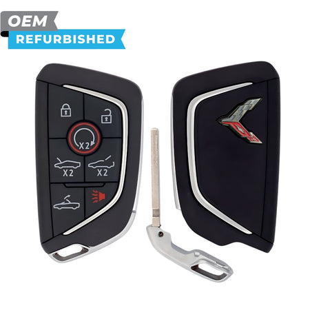 Chevrolet Refurbished 2020-2025 Corvette Smart Key (Carbon Gray) 7B Trunk/Remote Start/Hood/Drop-Top FCCID: YG0G20TB1 PN 13538853 - Royal Key Supply