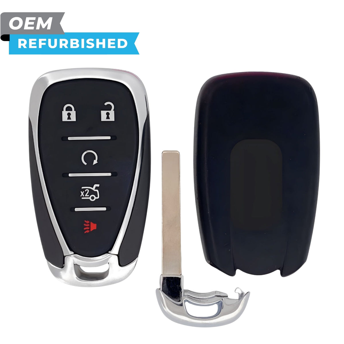 Chevrolet Refurbished 2021-2025 Camaro, Malibu Smart Key 5B Trunk/Remote Start FCCID: HYQ4ES PN 13522891 - Royal Key Supply