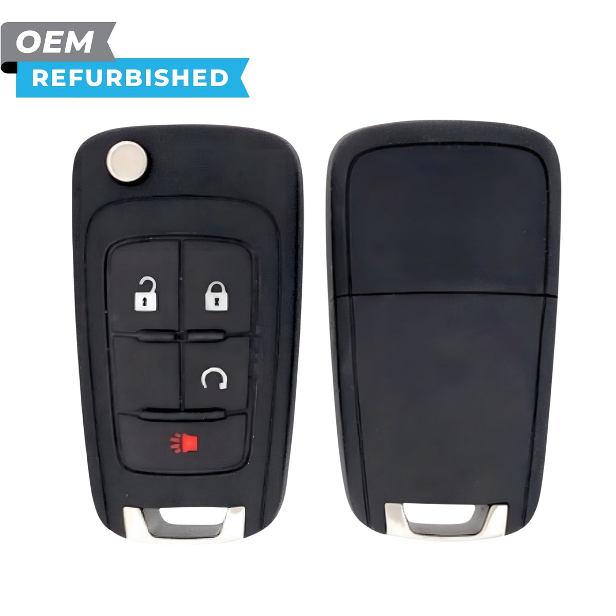 Chevrolet Refurbished OEM 2010-2019 Equinox Remote Flip Key 4 Button FCCID: OHT01060512 PN 20835404 - Royal Key Supply