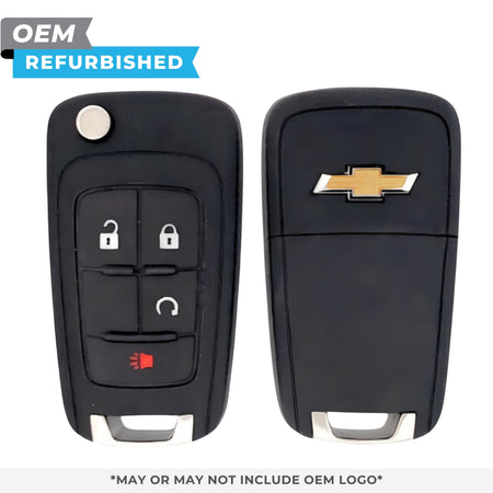 Chevrolet Refurbished OEM 2010 - 2019 Equinox Remote Flip Key 4 Button FCCID: OHT01060512 PN 20835404 - Royal Key Supply