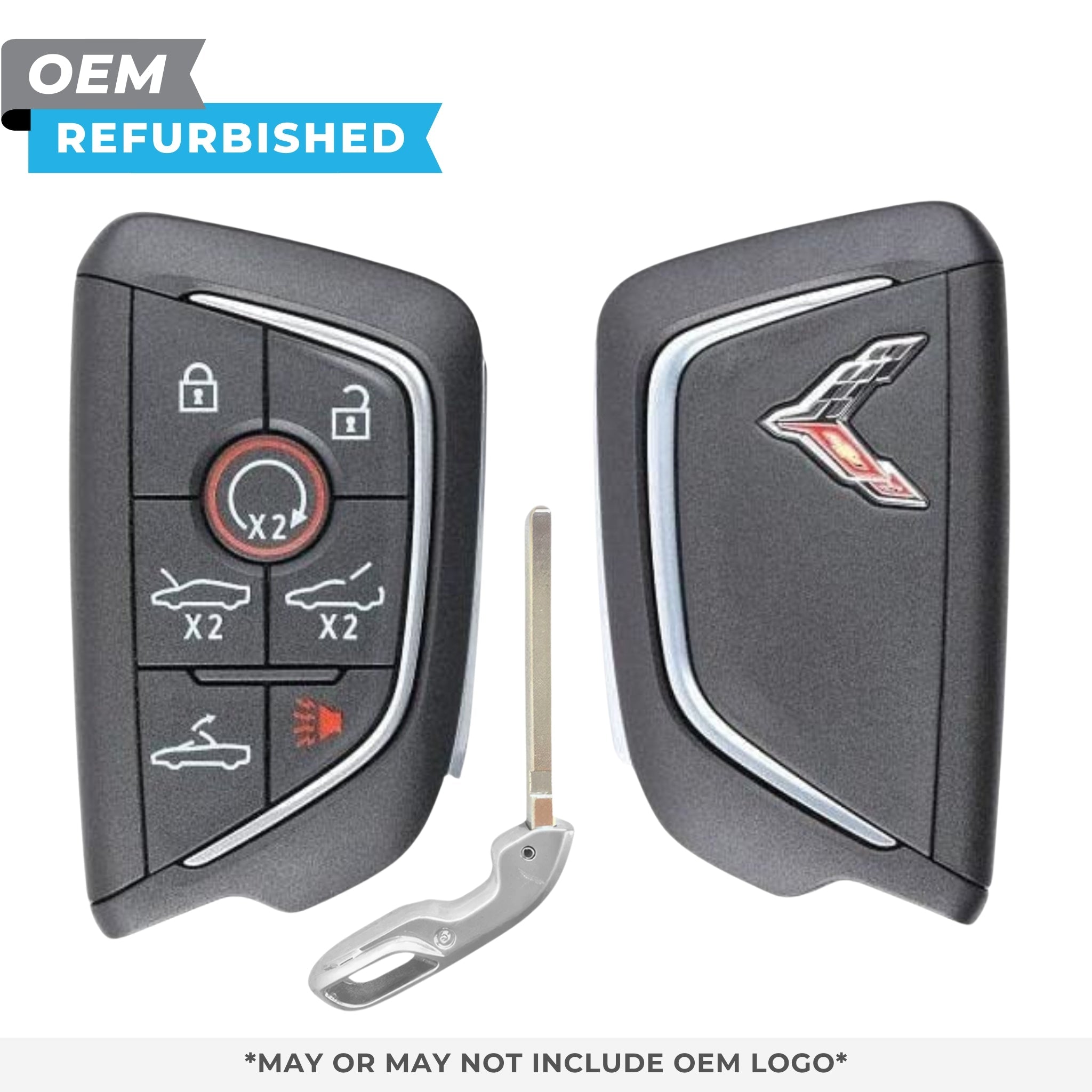 Chevrolet Refurbished OEM 2021 - 2025 Corvette C8 Smart Key (Carbon Gray) 7B PN 13545167 - Royal Key Supply