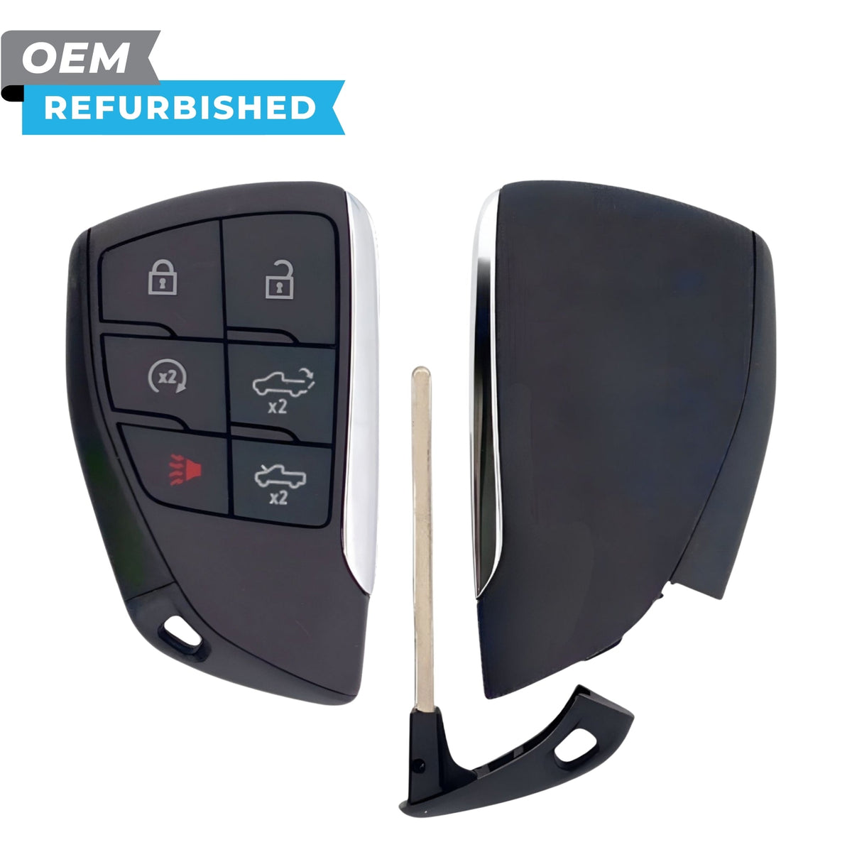 Chevrolet Refurbished OEM 2024-2026 Silverado EV Smart Key 6B Remote Start/Tailgate/Hood FCCID: YGOG21TB2 PN 13560195 - Royal Key Supply