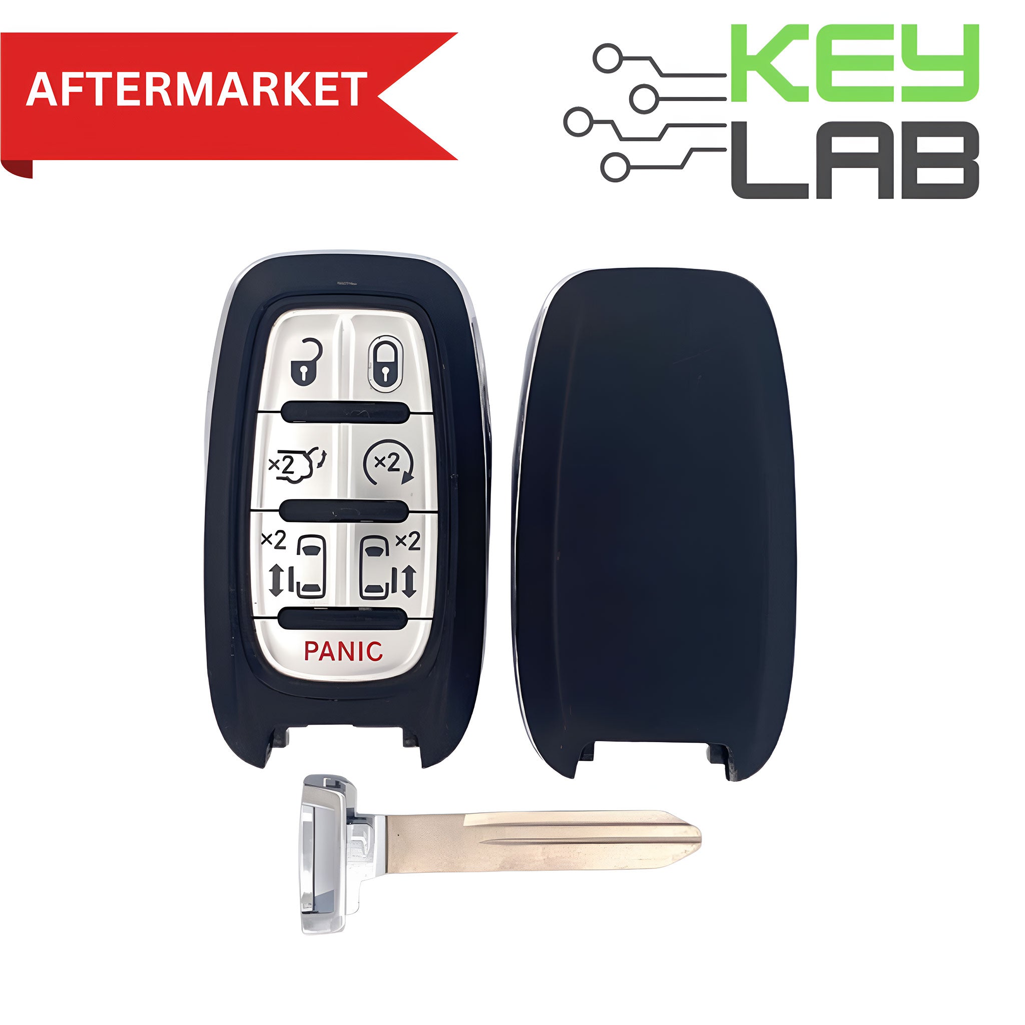 Chrysler Aftermarket 2017 - 2024 Pacifica, Voyager Smart Key 7B Hatch/Remote Start/Power Doors FCCID: M3N - 97395900 PN# 68217832AC - Royal Key Supply