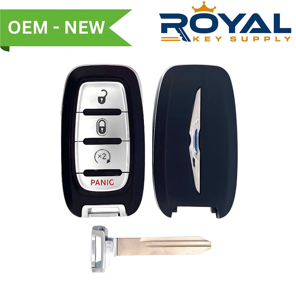 Chrysler New OEM 2019 - 2020 Pacifica, Voyager Smart Key 4B Remote Start FCCID: M3N - 97395900 PN# 68419652 - Royal Key Supply