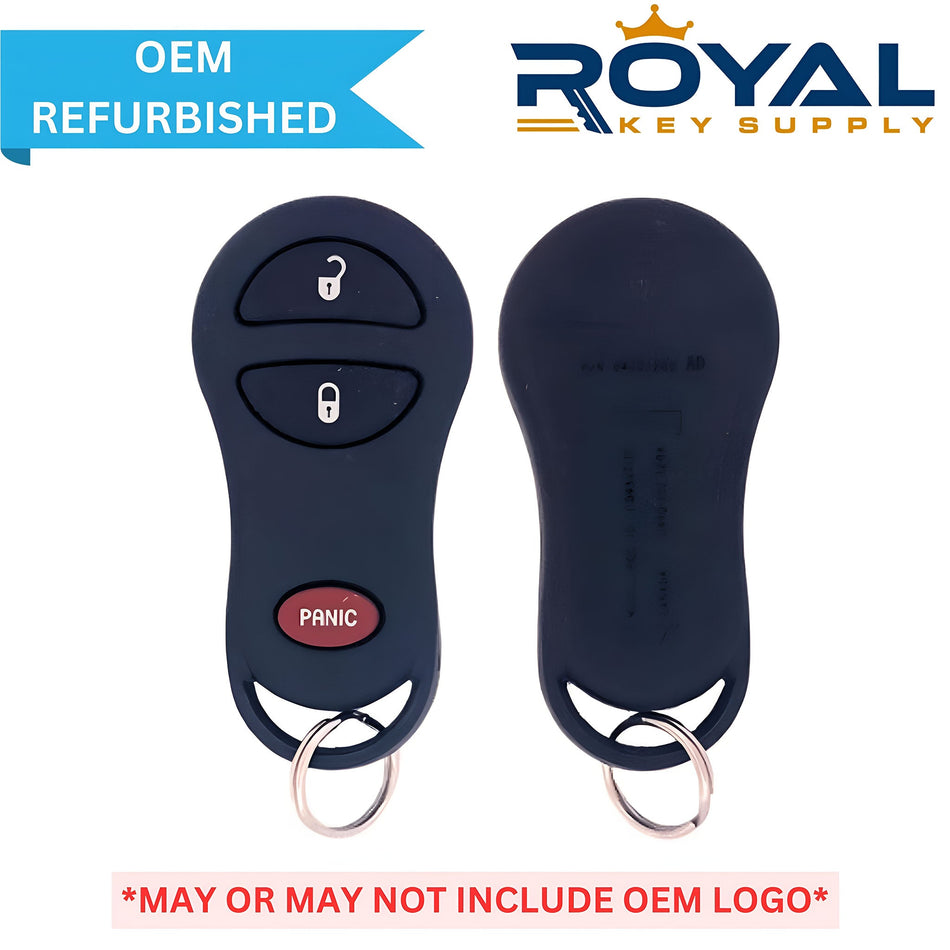 Chrysler Refurbished 2001 - 2005 PT Cruiser Keyless Entry Remote 3B FCCID: GQ43VT13T PN# 04671641 - Royal Key Supply