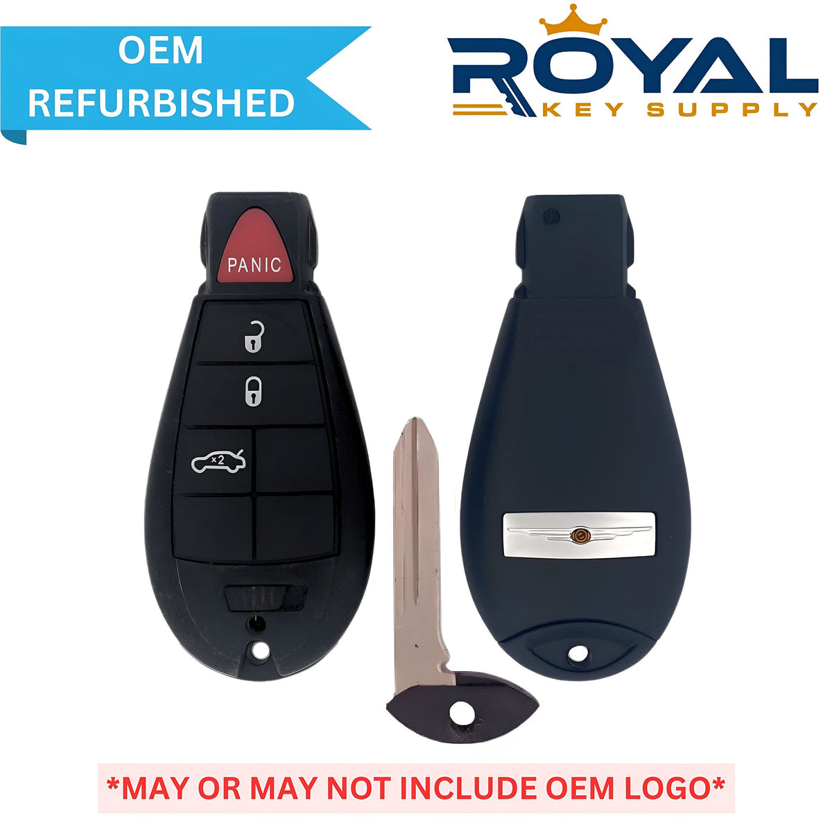 Chrysler Refurbished 2008 - 2010 300 Fobik Key (Keyless Go) 4B Trunk FCCID: IYZ - C01C PN# 56046708AE - Royal Key Supply