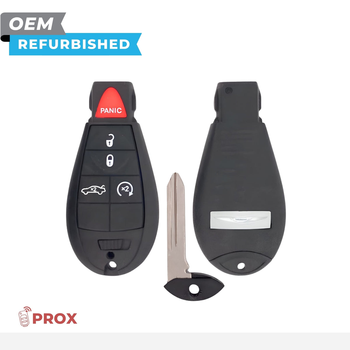 Chrysler Refurbished 2008-2010 300 Fobik Key (Keyless Go) 5B Trunk/Remote Start FCCID: IYZ-C01C OEM PN 5026566AG - Royal Key Supply
