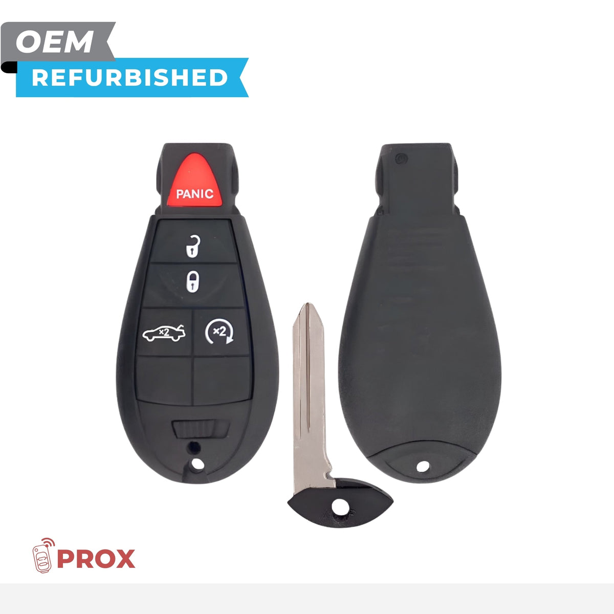 Chrysler Refurbished 2008-2010 300 Fobik Key (Keyless Go) 5B Trunk/Remote Start FCCID: IYZ-C01C OEM PN 5026566AG - Royal Key Supply