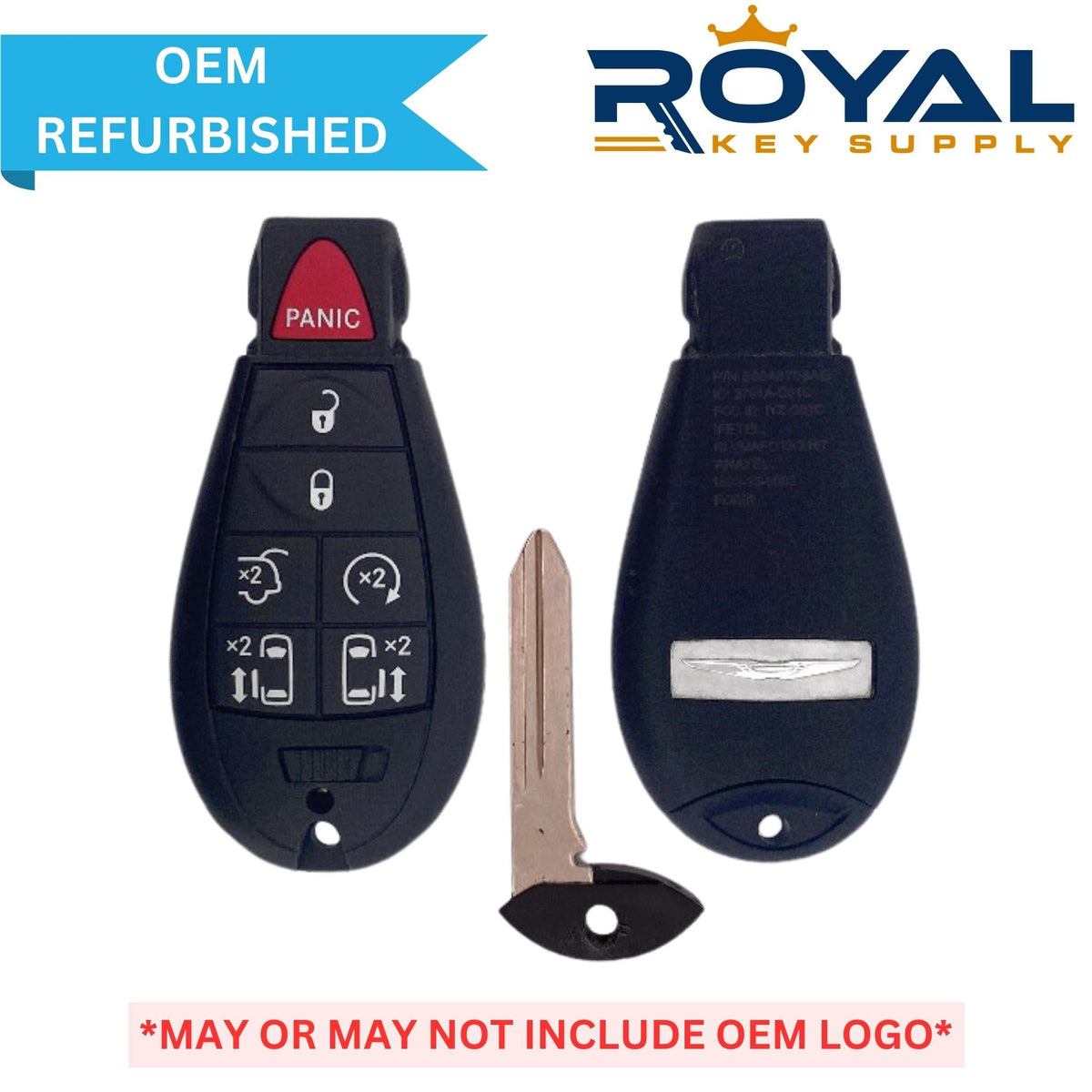 Chrysler Refurbished 2011 - 2016 Town & Country Fobik Key (Keyless Go) 7B FCCID: IYZ - C01C PN# 05026590AI - Royal Key Supply