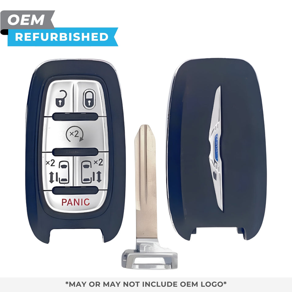 Chrysler Refurbished OEM 2017 - 2019 Pacifica Smart Key 5B Remote Start/Power Doors FCCID: M3N - 97395900 PN 68217829AC - Royal Key Supply