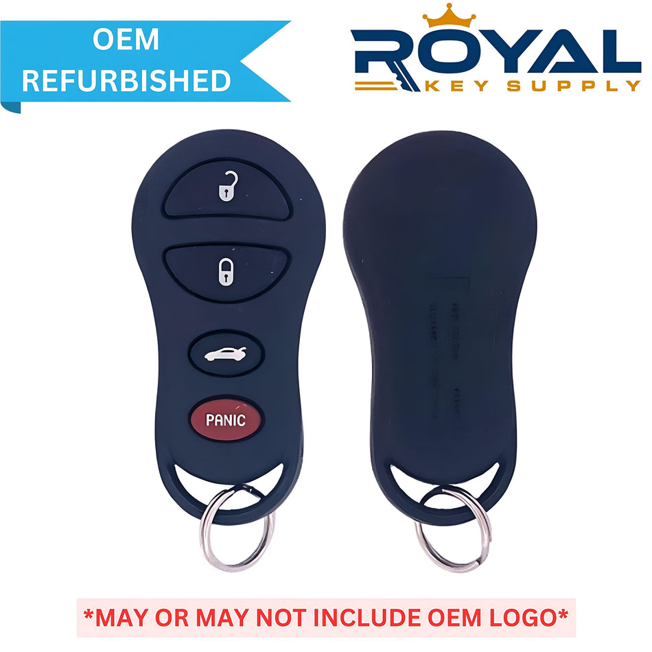 Chrysler/Dodge Refurbished 2001 - 2006 Concorde, 300 M, Viper, Stratus, Liberty Keyless Entry Remote 4B Trunk FCCID: GQ43VT17T PN# 04602260AD - Royal Key Supply