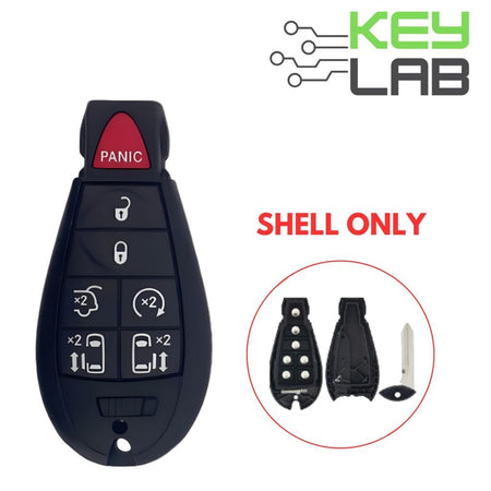 Dodge 2008 - 2019 Fobik Key SHELL for IYZ - C01C - Royal Key Supply