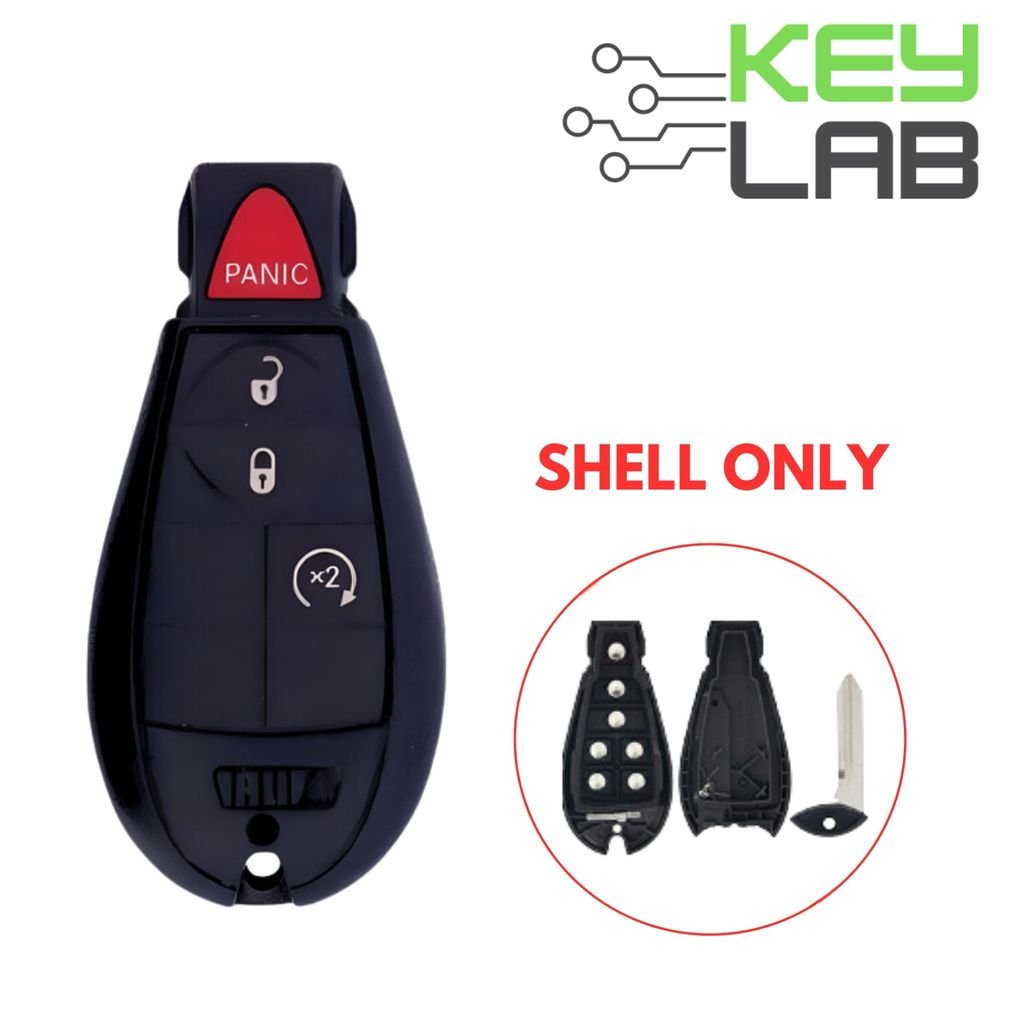 Dodge 2008 - 2019 Fobik Key SHELL for IYZ - C01C - Royal Key Supply