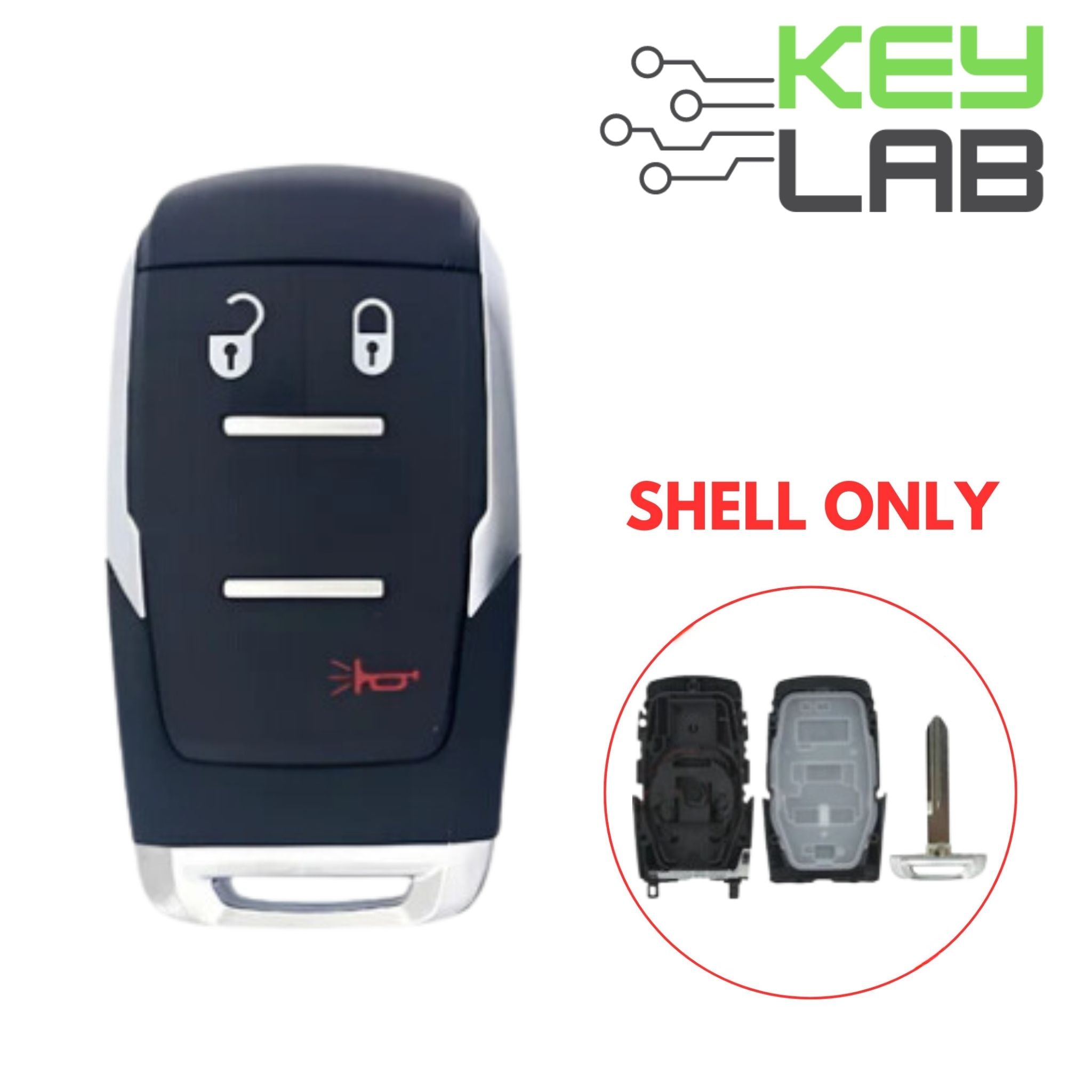 Dodge 2019 - 2022 Smart Key 3B SHELL for GQ4 - 76T - Royal Key Supply