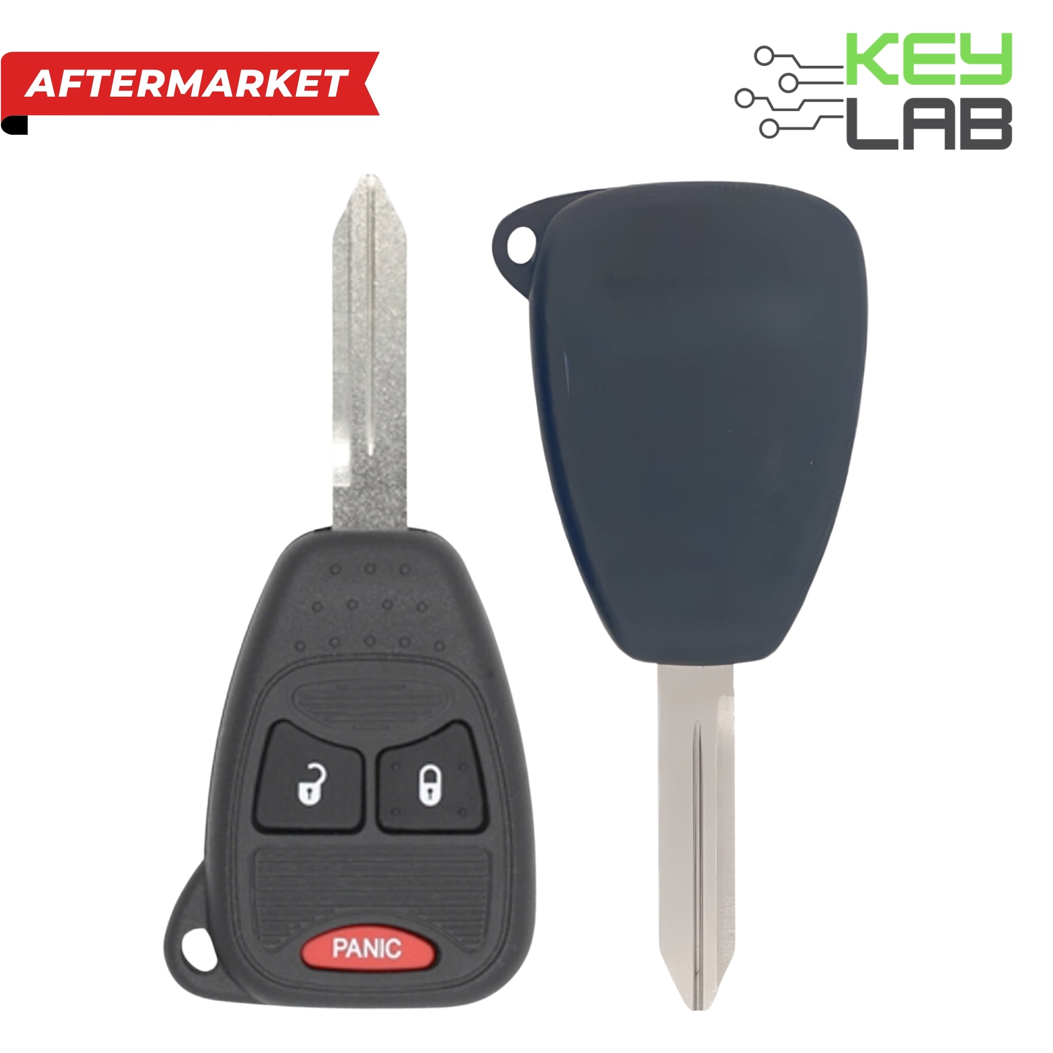 Dodge Aftermarket 2004 - 2007 Durango, Dakota Remote Head Key 3B FCCID: KOBDT04A PN 3521A - T04B - Royal Key Supply