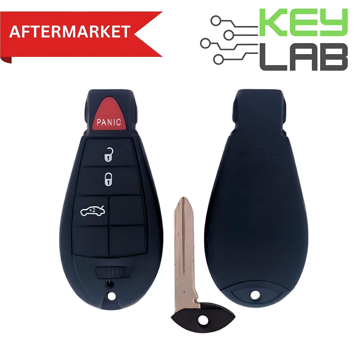 Dodge Aftermarket 2008 - 2010 Charger, Challenger Fobik Key 4B Trunk FCCID: IYZ - C01C PN# 05026886AJ - Royal Key Supply