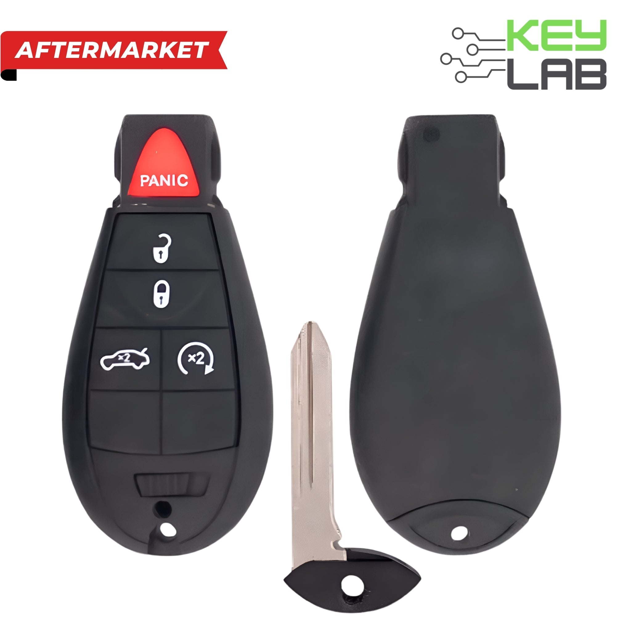 Dodge Aftermarket 2008 - 2010 Fobik Key 5B Remote Start/Trunk FCCID: IYZ - C01C PN 05026887AK - Royal Key Supply