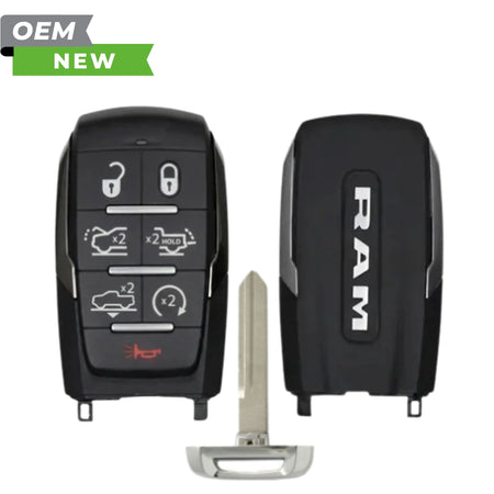 Dodge New OEM 2025 RAM Smart Key 7B Remote Start/Tailgate/Air Suspension/Hood FCCID: OHT4882056 PN 68630406AA (Copy) - Royal Key Supply