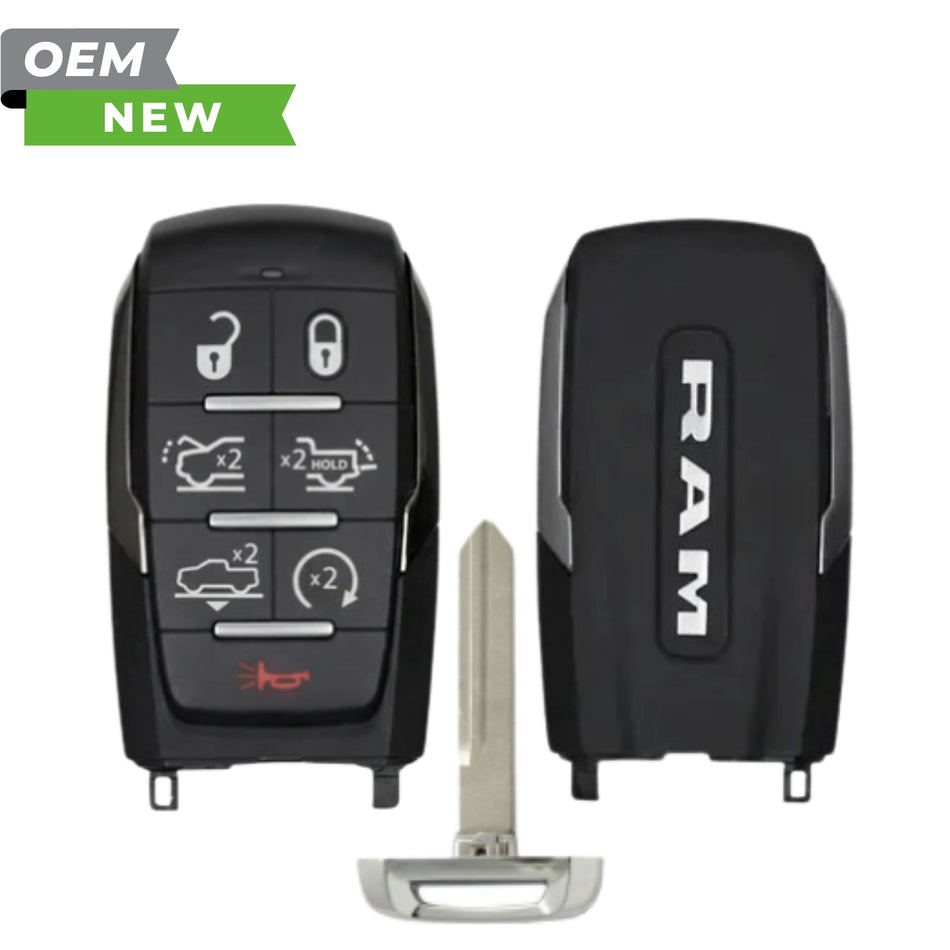 Dodge New OEM 2025 RAM Smart Key 7B Remote Start/Tailgate/Air Suspension/Hood FCCID: OHT4882056 PN 68630406AA (Copy) - Royal Key Supply