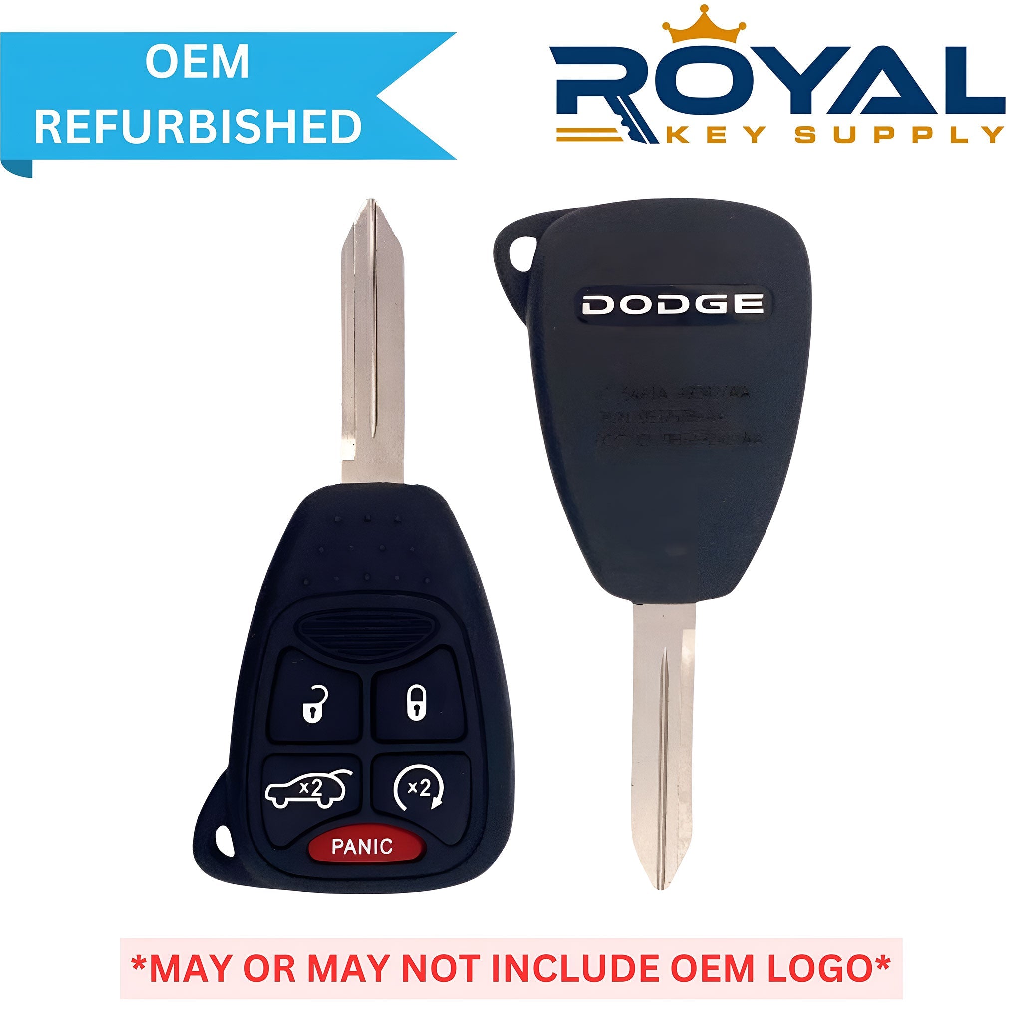 Dodge Refurbished 2007 - 2013 Avenger, Durango Remote Head Key 5B Remote Start FCCID: OHT692427AA PN# 68029834AA - Royal Key Supply