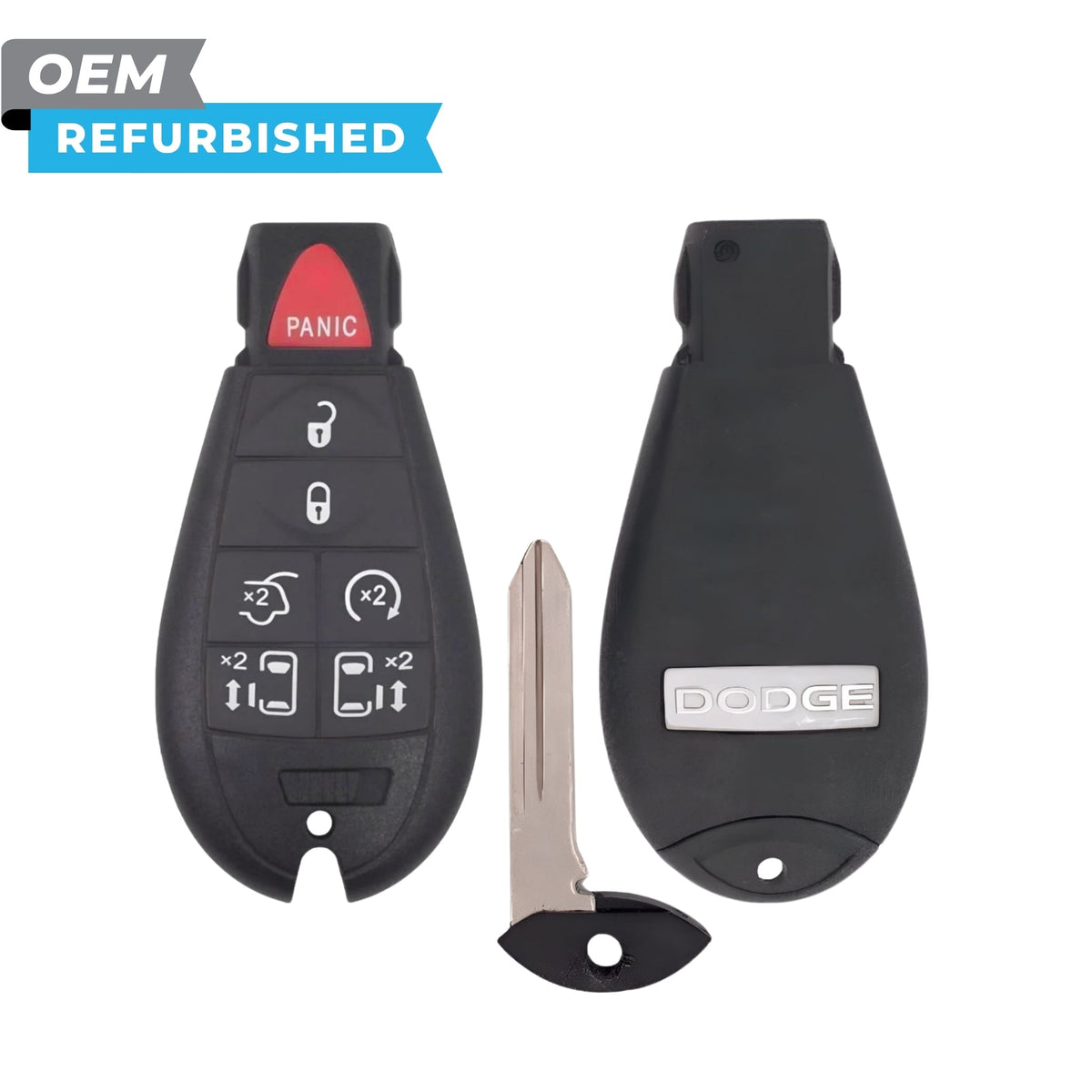 Dodge Refurbished 2008-2020 Grand Caravan Fobik Key 7B FCCID: IYZ-C01C PN 56046709AG - Royal Key Supply