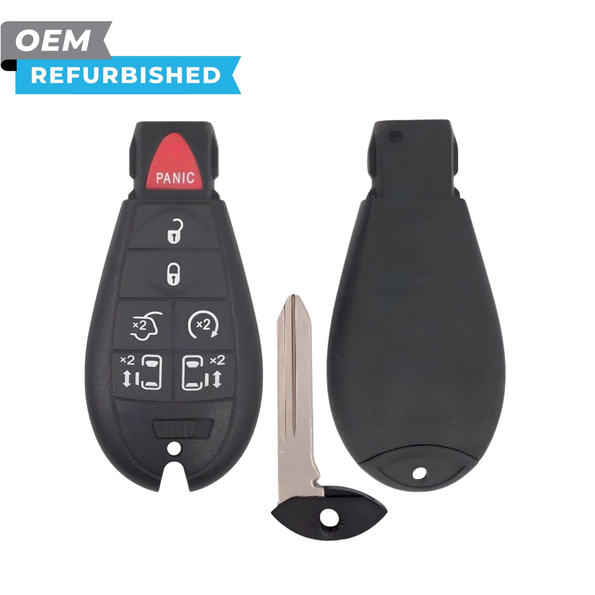 Dodge Refurbished 2008-2020 Grand Caravan Fobik Key 7B FCCID: IYZ-C01C PN 56046709AG - Royal Key Supply