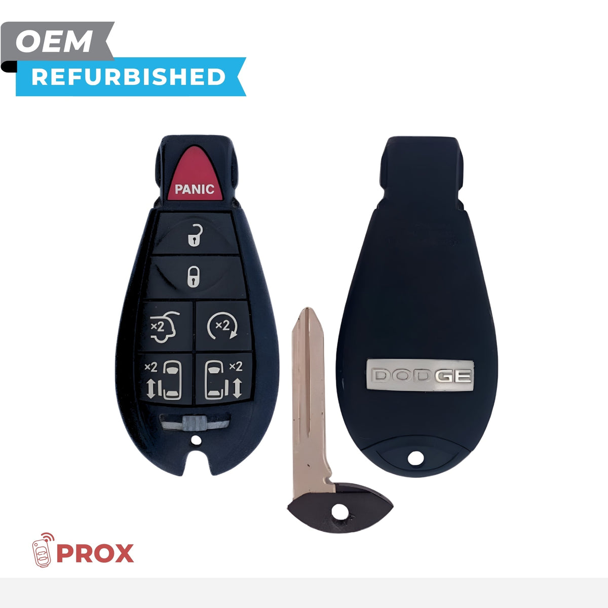 Dodge Refurbished 2011-2019 Grand Caravan Fobik Key (Keyless Go) 7B FCCID: IYZ-C01C PN 5026591AK - Royal Key Supply