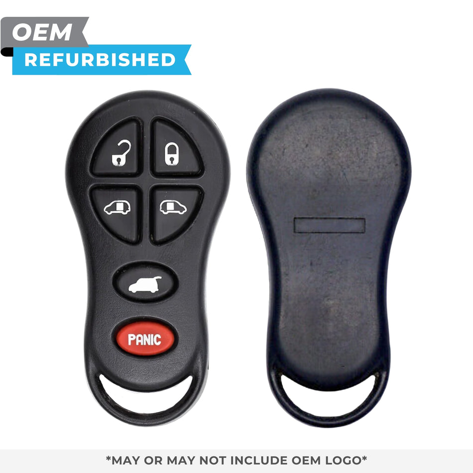 Dodge Refurbished OEM 2001 - 2004 Caravan, Voyager Keyless Entry Remote 6B Trunk, L Door, R Door, FCCID: GQ43VT18T PN 04686797AB - Royal Key Supply
