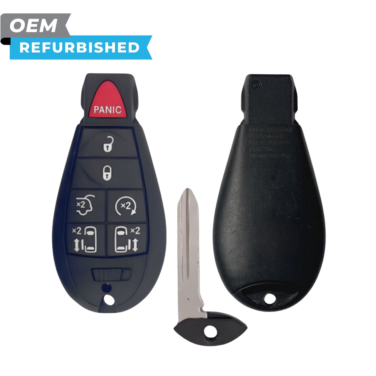 Dodge Refurbished OEM 2008-2017 Grand Caravan Fobik Key 7B FCCID: IYZ-C01C PN 68223219AA - Royal Key Supply