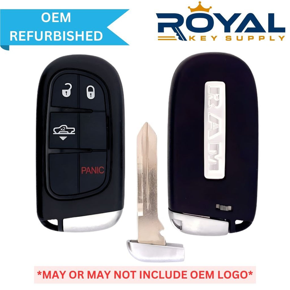 Dodge Refurbished OEM 2013 - 2018 RAM Smart Key 4B Air Suspension FCCID: GQ4 - 54T PN# 68159656AG - Royal Key Supply