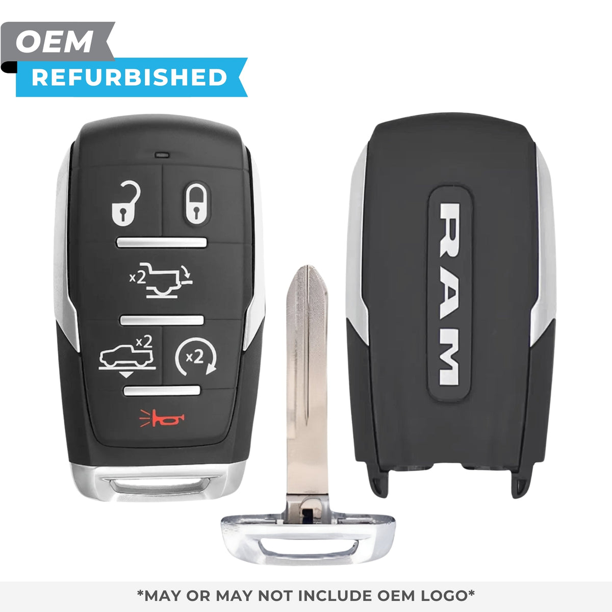 Dodge Refurbished OEM 2025 Ram 1500 Pickup Smart Key 6B Remote Start FCCID: OHT4882056 PN 68523815AA - Royal Key Supply