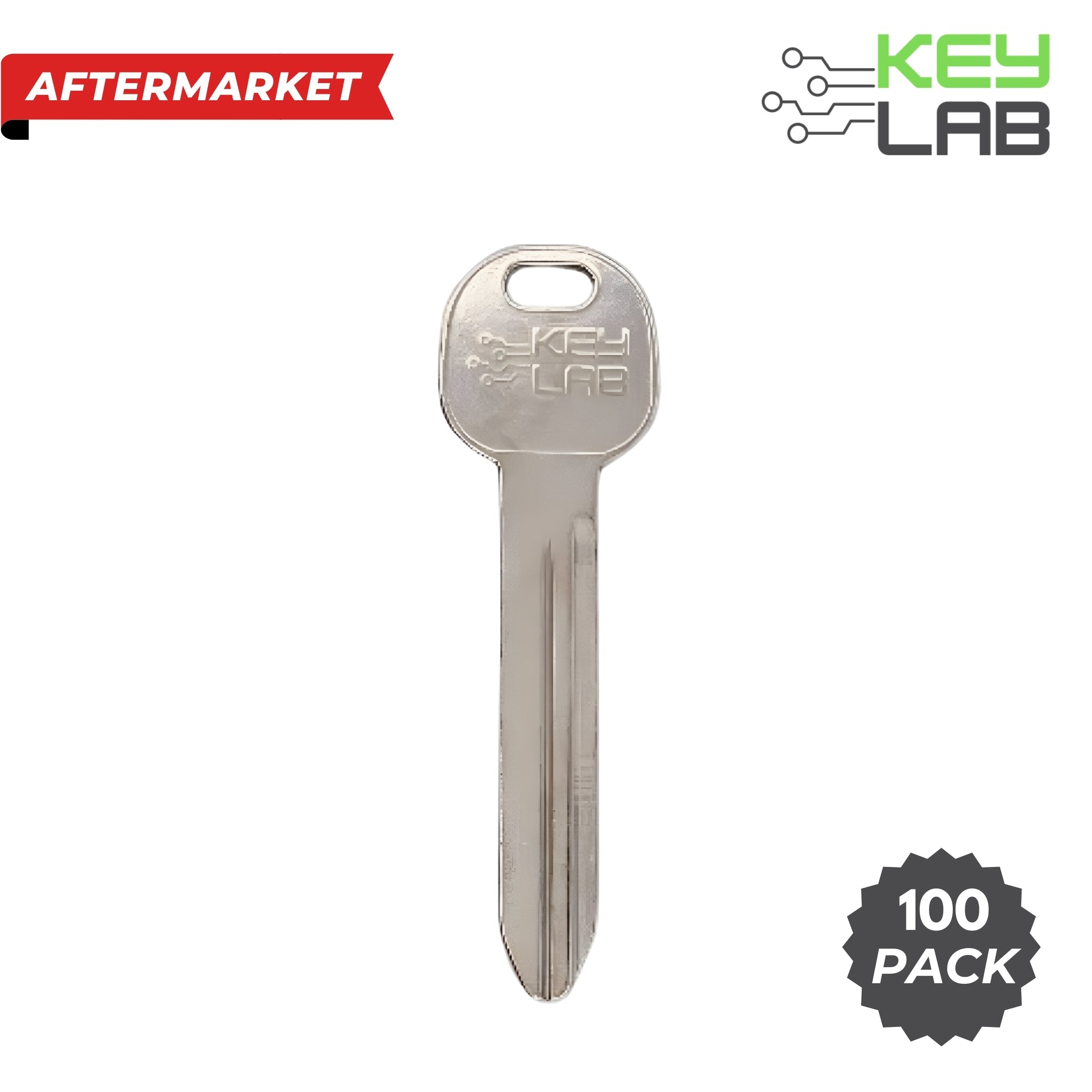 Dodge/Chrysler/Jeep Aftermarket 1994-2010 Durango, Cherokee, Town & Country Metal Test Key Y159 (Pack of 100) - Royal Key Supply